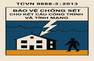 Tiêu chuẩn TCVN 9888-3:2013 – Bảo vệ chống sét cho kết cấu công trình và tính mạng